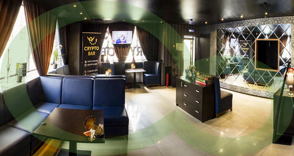 интерьер лаунж бара CRYPTO BAR
